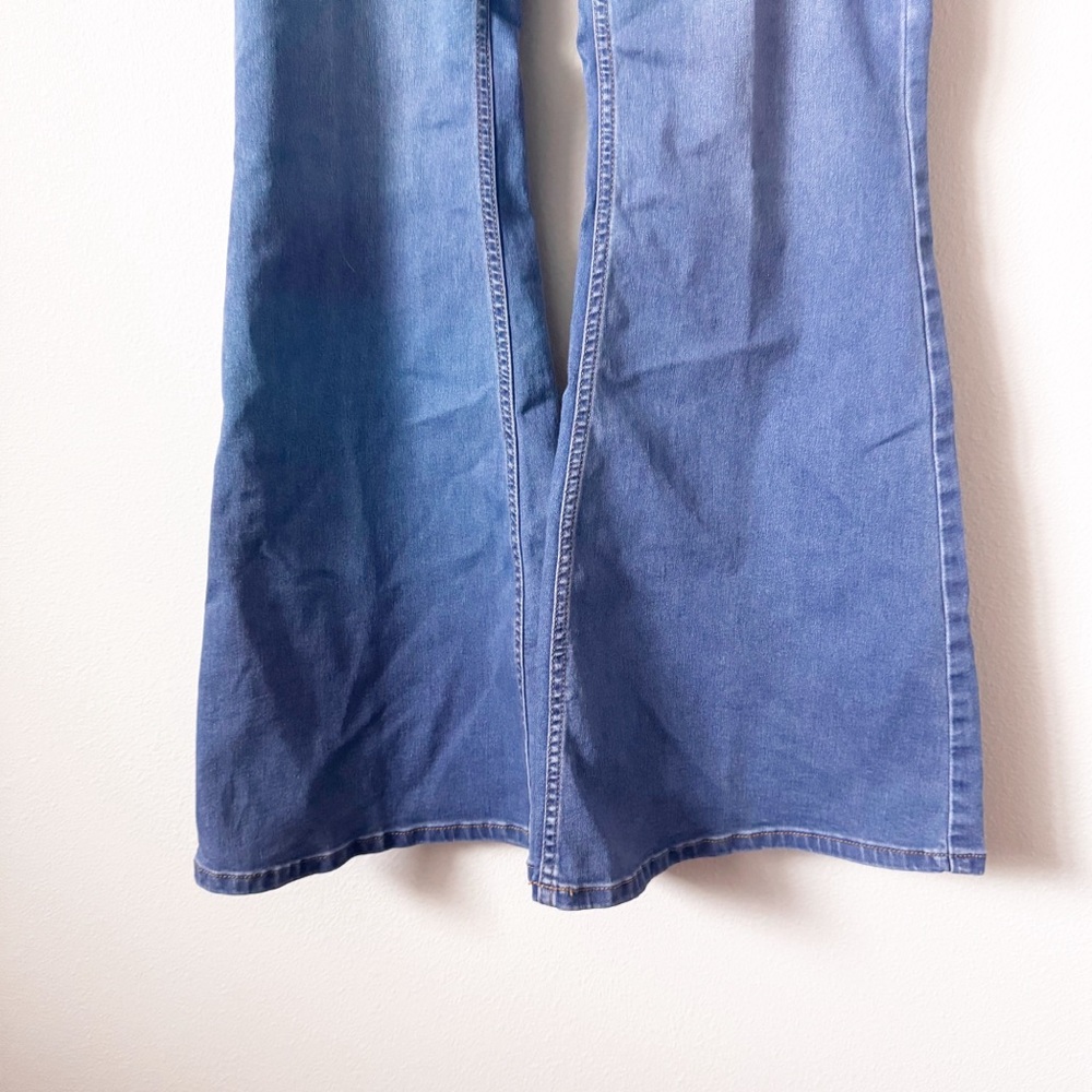 Free People Penny Pull On Flare Jeans 35 Short - Picture 5 of 12